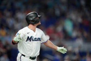 En la foto, Griffin Conine
