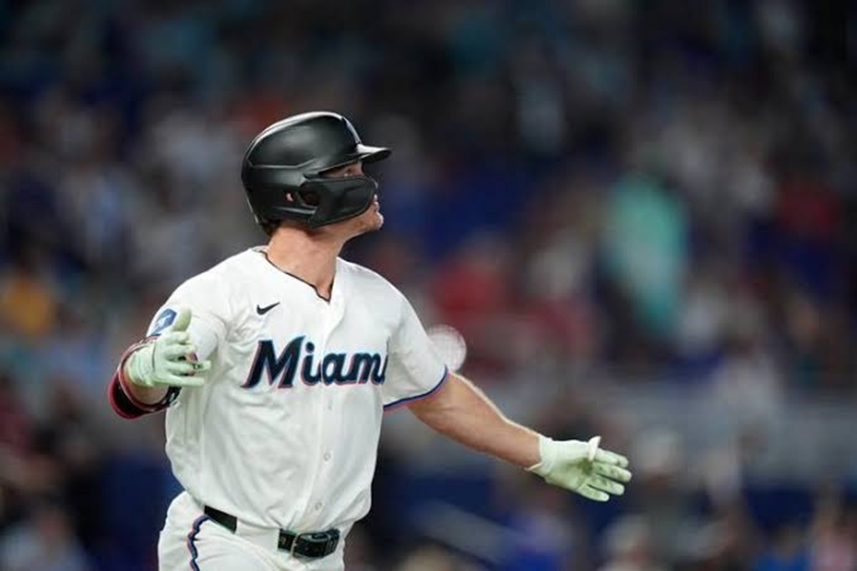 Conine da victoria a Marlins con jonrón de emergente ante Filis 1 En la foto, Griffin Conine