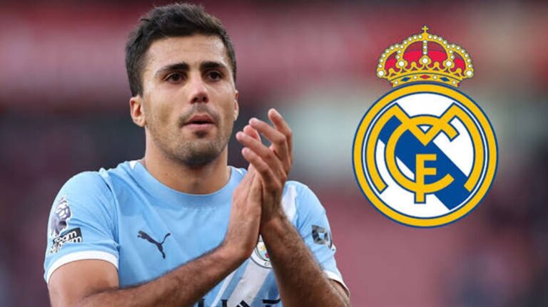 Crece la presión madridista por Rodri, pero el City se mantiene imperturbable 1 En la foto, Rodri
