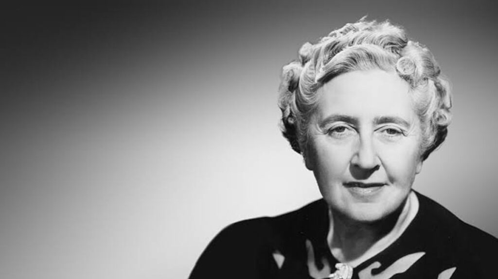 En la foto, Agatha Christie
