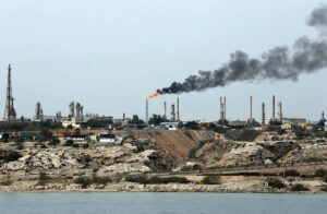 En la foto, la isla de Jarg, principal centro de la industria petrolera de Irán