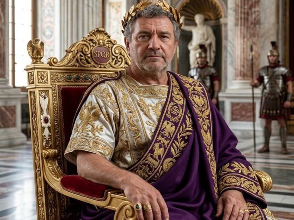 El emperador que se comió el imperio 2 En la foto, una iamgen de IA de Vitelio