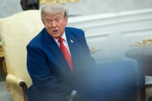 En la foto, el presidente de Estados Unidos, Donald Trump, en la Casa Blanca, en Washington