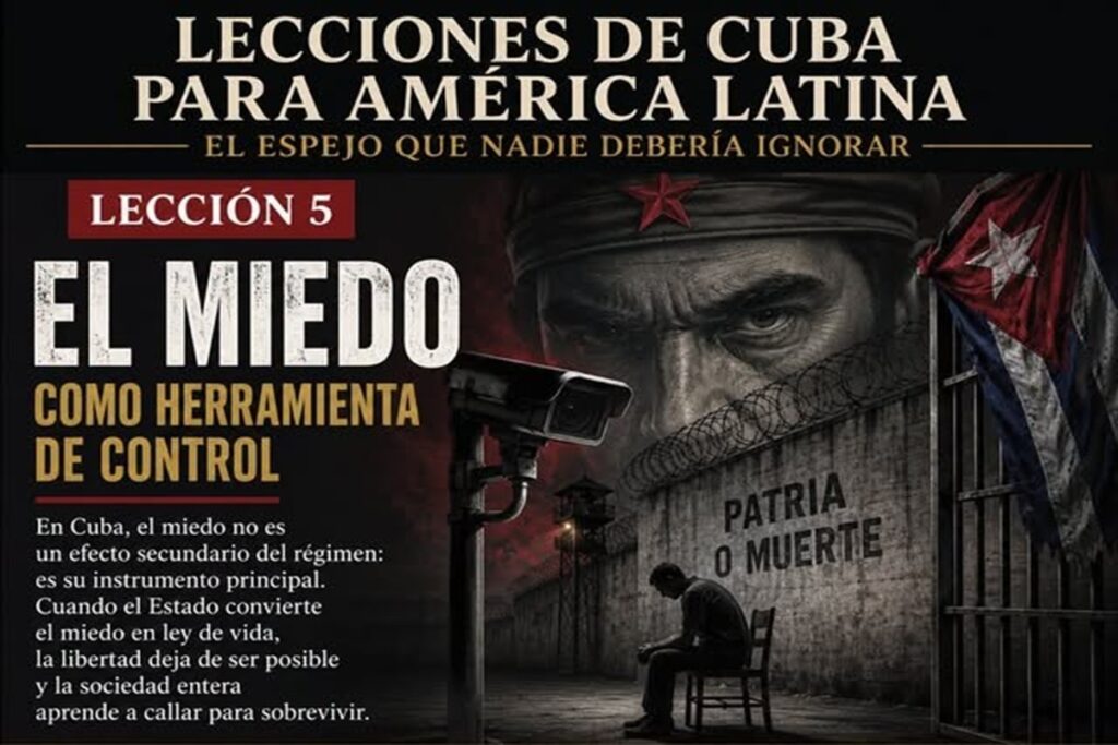 Lecciones de Cuba para América Latina: el miedo como herramienta de control