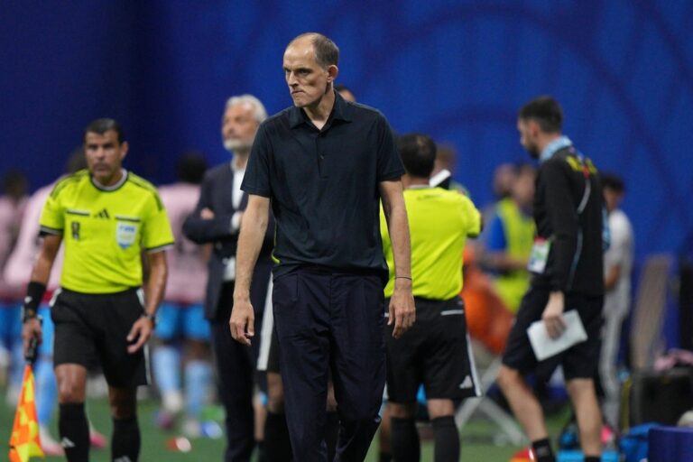 En la foto, el seleccionador inglés, Thomas Tuchel