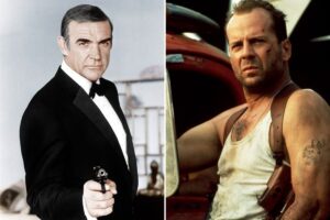 En la foto, Sean Connery y Bruce Willis