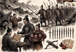 En la foto, el ejército de Qin Shi Huang