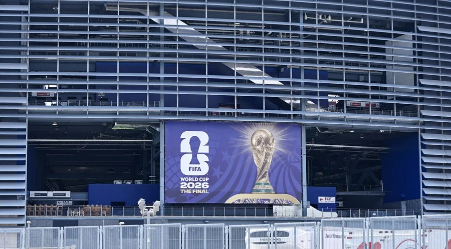En la foto, Vista exterior del New York New Jersey Stadium en East Rutherford, Nueva Jersey (EE.UU.)