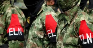 En la foto, miembros de la guerrilla del Ejército de Liberación Nacional (ELN) en Colombia