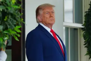 En la foto, el presidente de Estados Unidos, Donald Trump