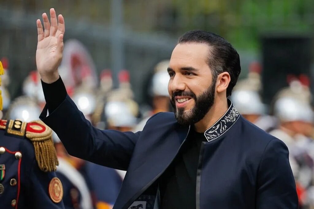 En la foto, una imagen de archivo del presidente de El Salvador, Nayib Bukele