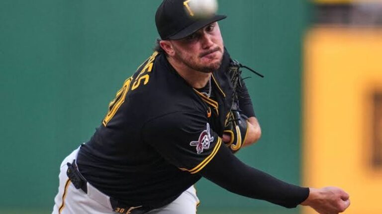 Skenes suma segunda victoria seguida en paliza de Piratas a Cerveceros 1 En la foto, Paul Skenes