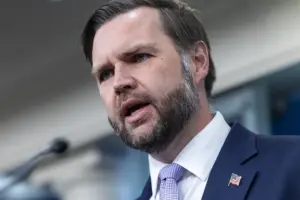 En la foto, el vicepresidente de Estados Unidos, JD Vance
