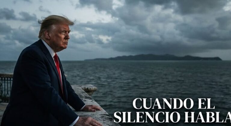 En la foto, Donald trump