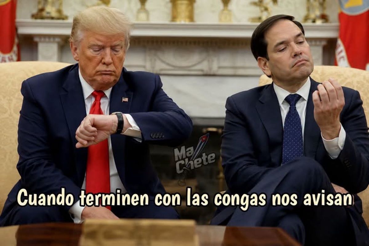 Cuando se acabe la cumbancha 1 En la foto, Trump y Marco Rubio