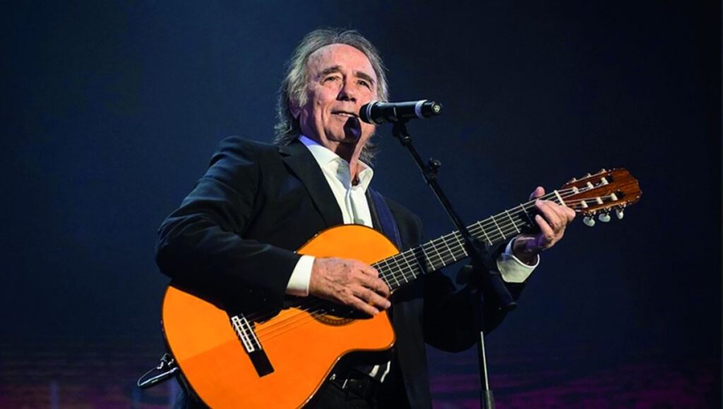 En la foto, Joan Manuel Serrat