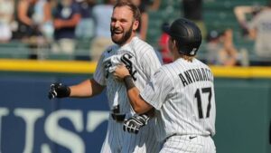 En la foto, Tristan Peters celebra victoria ante Yankees