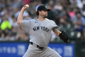En la foto, Gerrit Cole