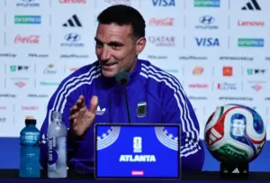 En la foto, Lionel Scaloni