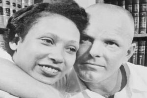 En la foto, Richard y Mildred