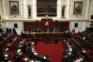 En la foto, una sesión en el Congreso de Perú, en Lima
