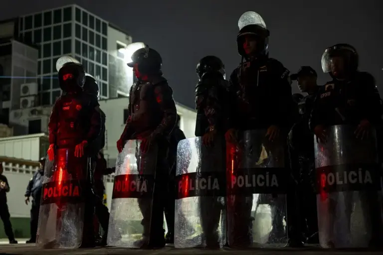 En la foto, Integrantes de la Policía de Venezuela