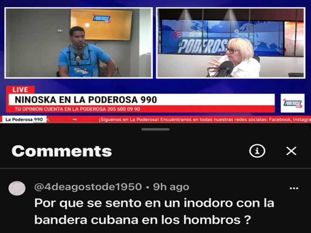 En la foto, Ninoska Pérez y Luis Manuel Otero Alcántara