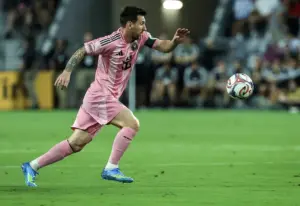 En la foto, Lionel Messi