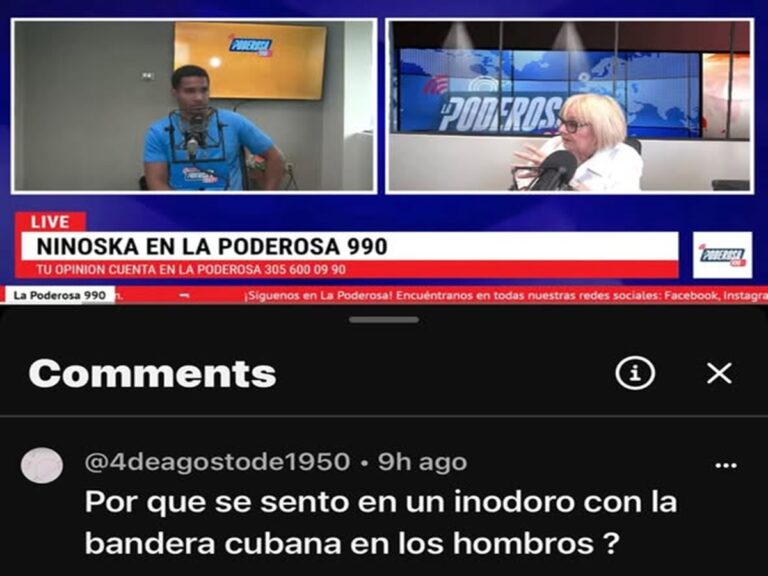 Ninoska Pérez o el suicidio del periodismo conservador en Miami 2 En la foto, Ninoska Pérez y Luis Manuel Otero Alcántara