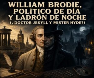 En la foto, las dos caras de William Brodie