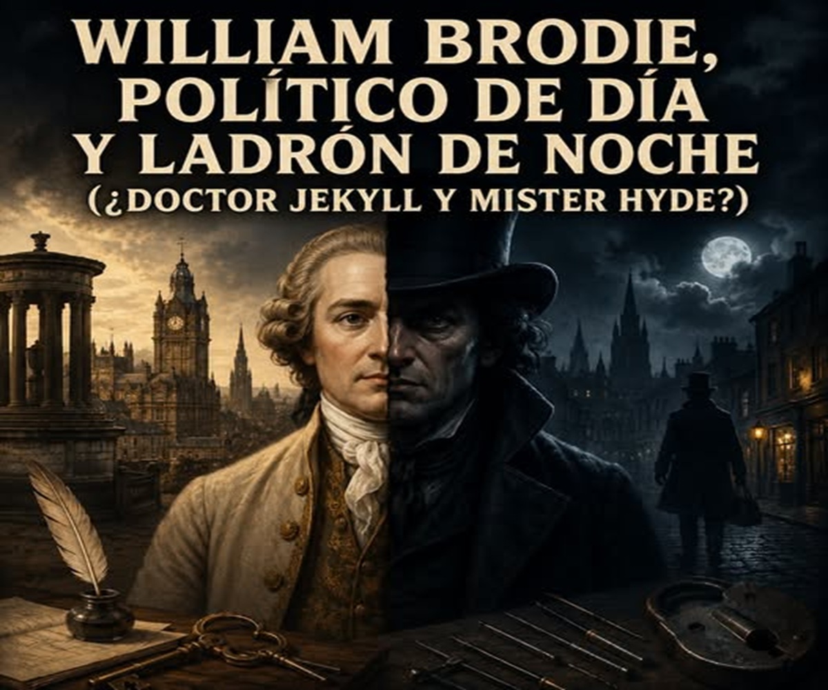 El doble fondo del ebanista 1 En la foto, las dos caras de William Brodie