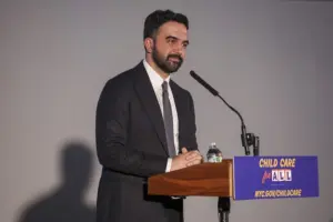 En la foto, el alcalde de Nueva York, Zohran Mamdani
