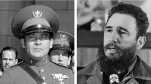 En la foto, Fulgencio Batista y Fidel Castro