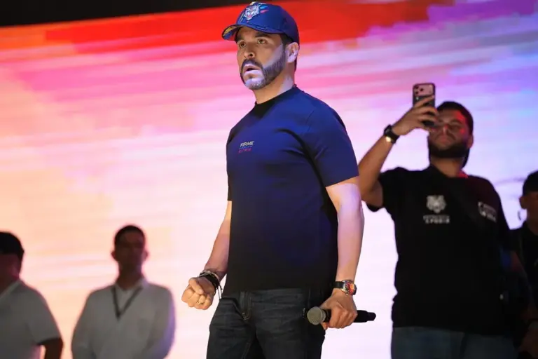 En la foto, el presidente electo de Colombia, Abelardo de la Espriella