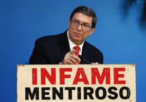 En la foto, Bruno Rodríguez