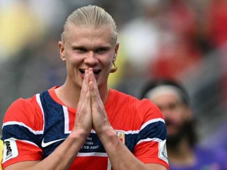 En la foto, Erling Haaland