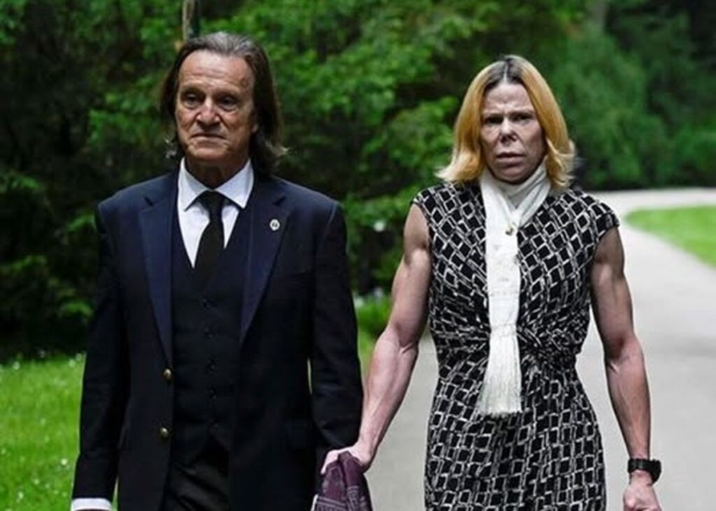 En la foto, Kalina de Bulgaria y su esposo