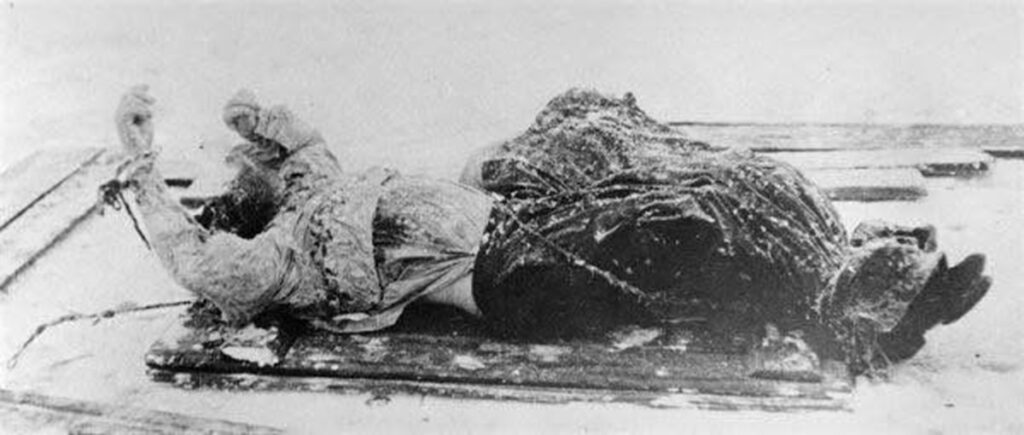 El disparo que no salvó un imperio 2 En la foto, la muerte de Rasputin