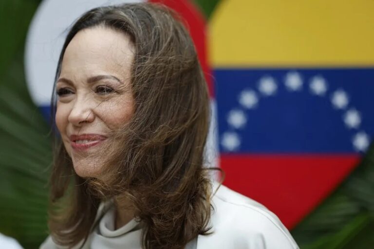 En la foto, María Corina Machado