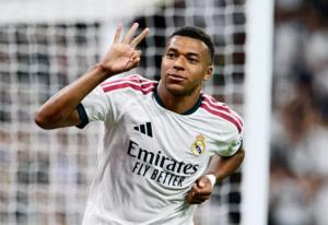 En la foto, Kylian Mbappé