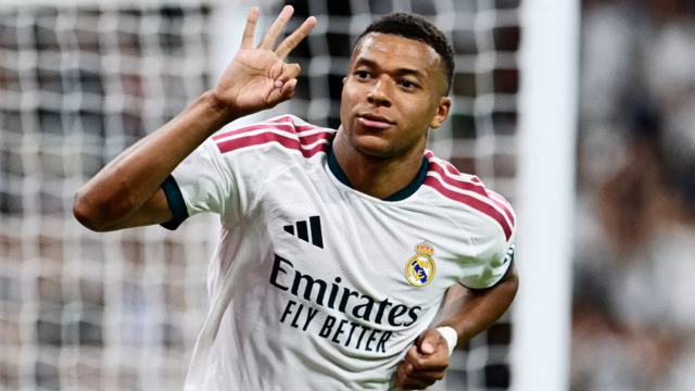 En la foto, Kylian Mbappé
