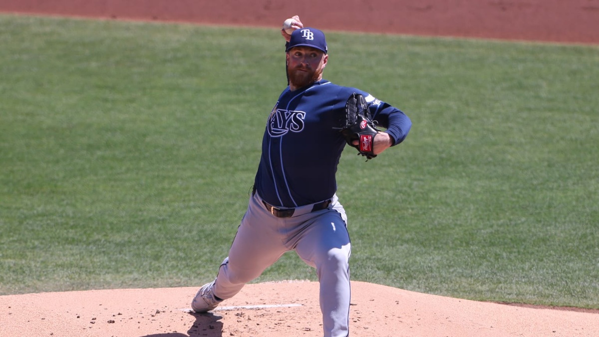 Rays vence a A's y es el 2do equipo del Este en la historia de MLB con marca 9-0 en gira por el Oeste 1 En la foto, Drew Rasmussen