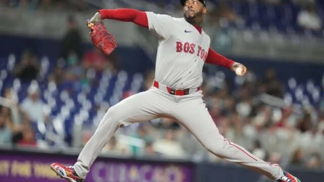 En la foto, Aroldis Chapman