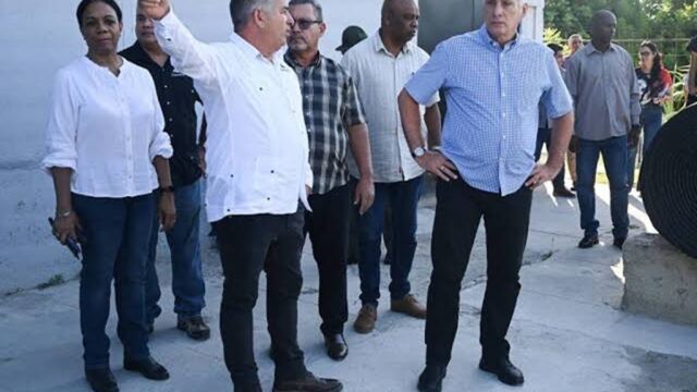 El presidente de Cuba en Paso Seco