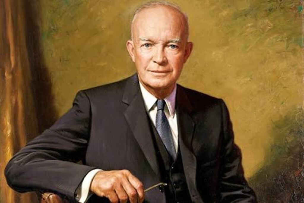 Ike Eisenhower: Biografía del gran estratega y presidente 15 En la foto, el presidente Ike Eisenhower