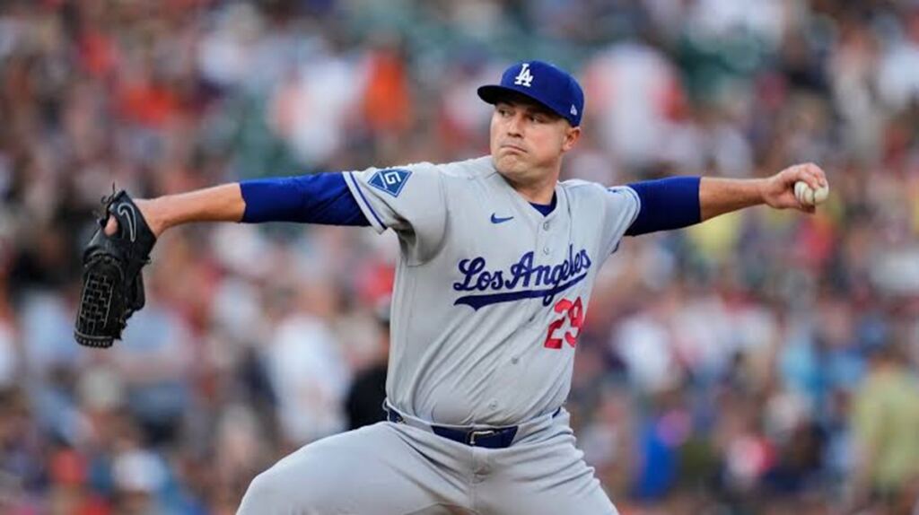 Tarik Skubal lanza 6 sólidos innings en 1ra apertura ante su exequipo; Dodgers vencen a Tigers 7 En la foto, Tarik Skubal