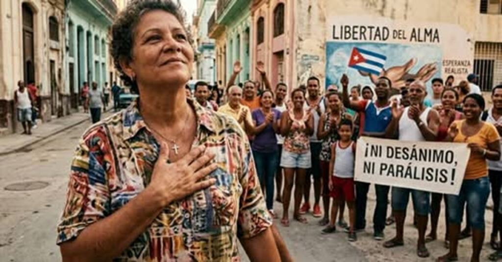 En la foto, una imagen de IA relativa al texto
