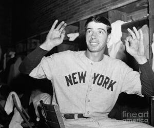 En la foto, Joe DiMaggio