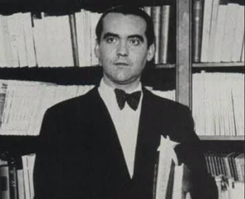 En la foto, Federico García Lorca