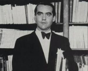 En la foto, Federico García Lorca